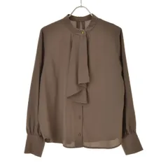【N.naturalbeautybasic】166-1210900 ボウタイ風ロングスリーブブラウス長袖ブラウスのサムネイル