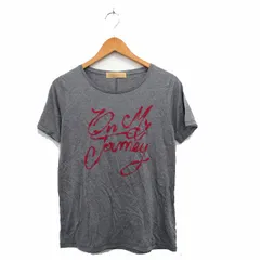 デンドロビウム DENDROBIUM Tシャツ カットソー 半袖 文字 38 グレー 灰 /KT40のサムネイル