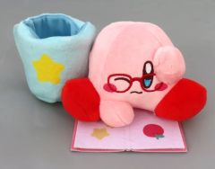 [중고]소품 넣어·멀티 케이스·캔 케이스 커비(B/안경) KirbyDiary home 봉제인형 코모이레레 [별의 커비]