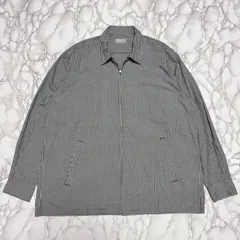 希少【Comme des Garcons Homme  コムデギャルソン オム  【商品名】AD1993 archive スウィングトップ/ジップ シャツ ジャケット/ギンガム チェックのサムネイル