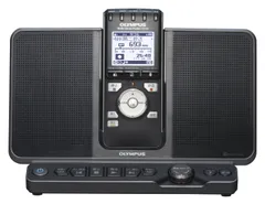 OLYMPUS ICレコーダー機能付ラジオ録音機 ラジオサーバーポケット(スピーカー付きアンテナステーション付属) PJ-35 のサムネイル