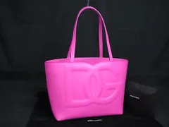 ■新品■未使用■ DOLCE＆GABBANA ドルチェ&ガッバーナ レザー ハンドバッグ トートバッグ レディース ピンク系 FN8646のサムネイル