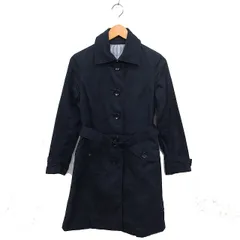カールパークレーン KarL Park Lane トレンチコート ステンカラー ロング シングル ベルト コットン 綿 9 チャコールグレー /NT19のサムネイル