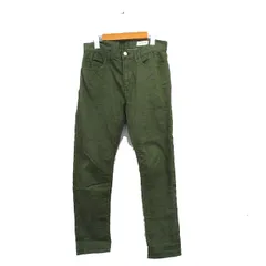 コーエン coen EASY SLIM デニム ジーンズ スチレート コットン シンプル S グリーン 緑 /KT30のサムネイル