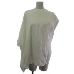 リムアーク rim.ark  Double cloth punch tops レイヤード ノースリーブカットソー アシンメトリー 白 ホワイト Fのサムネイル