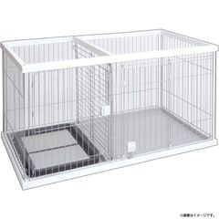 Petio トイレのしつけが出来る ドッグルームサークルPlus ベージュ