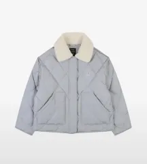 カンゴール アウター ウィメンズ Shearling カラー アウター 8155 グレー ダウンのサムネイル