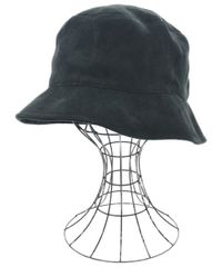 新品 KIJIMA TAKAYUKI キジマタカユキ レザーパッチワークハット黒