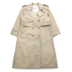 LONDON FOG 90年代 USA製トレンチコート XL ベージュ ポリエステル コットン 裏地花柄のサムネイル