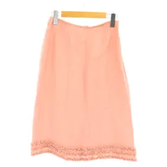 ピーエスポールスミス PS Paul Smith スカート ひざ丈 ロング 38 ピンク フリル付き /GP ■ECC001のサムネイル