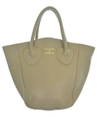 YOUNG & OLSEN トートバッグ レザー ベージュ美品❤️ - メルカリ