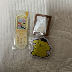 非売品 未開封 ポムポムプリン 携帯電話型電卓 UFOキャッチー レトロ