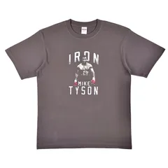 オリジナル カラー Tシャツ マイクタイソン 80年代 90s ボクシング WBA WBC IBF 元 世界ヘビー級 3団体 統一 チャンピオン 最強ボクサー ビンテージ風 チャコール  XS(SS) S M L XL(LL) メンズ レディース ユニセックスのサムネイル