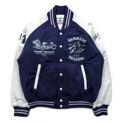 Ted Company ナイロン スタジャン S ネイビー 両面プリント キルティングライナー NARIMASU DRAGONSのサムネイル