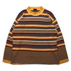 STR8 FADEDマルチボーダーニット ゆるだぼXL Y2Kシティボーイ - メルカリ