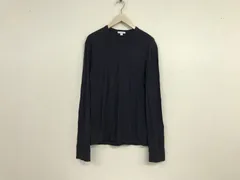 本物ジェームスパースJAMESPERSEトゥモローランドコットンスラブ長袖ロンTシャツメンズサーフアメカジミリタリーワークスケーターストリートビジネススーツゴルフ黒ブラック0XSアメリカ製のサムネイル