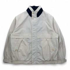 90s Burberry バーバリー ナイロンジャケット アイボリー メンズ M 