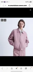 ユニクロ U ピンク ジップアップ ブルゾン ジャケット jwa cのサムネイル