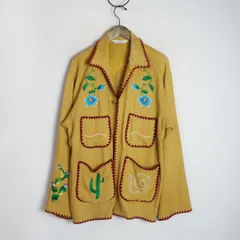 25SS Sasquatchfabrix. サスクワッチ ファブリックスMEXICAN EMBROIDERY JACKET メキシカン ジャケット 刺繍 長袖 25SS-JKL-004 L 1117P♪のサムネイル