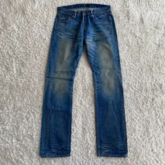 PLEIN　FOUR プレーン　プレイン　デニムパンツ　ダメージ加工　ハチノス　ヒゲ　青耳のサムネイル