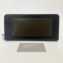 H487 未使用 マーガレットハウエルアイデア MARGARET HOWELL idea 長財布 財布 ラウンドファスナー ネイビー レディース 本革 レザー 牛革 かわいい 可愛い 大人 おしゃれ お洒落 MHLW4GT2のサムネイル