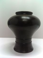 7月3日迄特別価格】古銅亜字形華瓶 江戸時代 仏教美術 古美術 花呼ぶ器