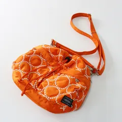 人気 ミナペルホネン×ポーター mina perhonen x PORTER tambourine 2WAY TOOL BAG オレンジ┃タンカー【2400014993783】のサムネイル
