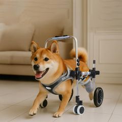 犬用車椅子 歩行補助 軽量アルミ製 サイズ調整可能 Mサイズ - メルカリ