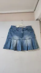 デニムプリーツスカート 新品のサムネイル