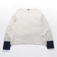 LEVI'S VINTAGE CLOTHING ( LVC ) Casuals 長袖ルーズフィットTシャツ M ホワイト ポルトガル製のサムネイル