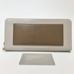 H490 未使用 マーガレットハウエルアイデア MARGARET HOWELL idea 長財布 財布 ラウンドファスナー オフホワイト レディース 本革 レザー 牛革 かわいい 可愛い 大人 おしゃれ お洒落 MHLW4GT2のサムネイル