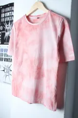 W(M) ジルスチュアート 半袖 Tシャツ タイダイ ピンク ポリ-770Aのサムネイル