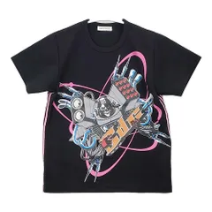 COMME des GARCONS スカルプリント ジャージー GO-T040 半袖Ｔシャツ カットソー AD2004 ブラック レディース コムデギャルソン【中古】6-0522S♪のサムネイル