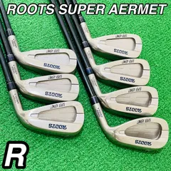 124 ROOTS GOLF SUPER AERMET ルーツゴルフ スーパー アーメット アイアン7本セット フレックスR 4.5.6.7.8.9.P 送料無料 匿名配送のサムネイル