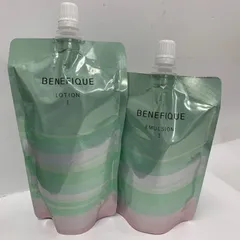 M4823 K BENEFIQUE ベネフィーク ドゥース エマルジョン1 詰め替え用 130ml・ドゥース ローション1 詰め替え用 180ml 計2点セットのサムネイル