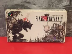 ファイナルファンタジーVI　スクウェア　スーパーファミコンソフト　箱・取扱説明書付き