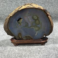 青瑪瑙 メノウ パワーストーン 鑑賞石 原石 天然石 自然石 - メルカリ