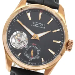 エポス EPOS 3403OHRGPBK オープンハート スモールセコンド 手巻き メンズ _962717のサムネイル