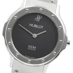 ベルト訳あり ウブロ HUBLOT 1280.100.1 MDM クラシック ミニ クォーツ レディース _962192のサムネイル