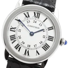 カルティエ CARTIER W6700155 ロンドソロ SM クォーツ レディース 良品 保証書付き_960876のサムネイル