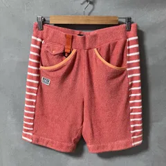 SY32 by SWEET YEARS スウィートイヤーズ コットンポリエステル パイル 速乾生地 ウエストゴム ショートパンツ size.S オレンジのサムネイル