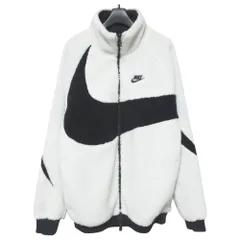 良品 NIKE ナイキ リバーシブル VM スウッシュ フルジップ ジャケット BQ6546-114 サイズS ネイビー ホワイト メンズ 古着 中古 USEDのサムネイル