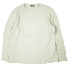ESSENTIALS FEAR OF GOD エッセンシャルズ フィアオブゴッド Henley Neck Thermal ヘンリーネックサーマルカットソー S OATMEAL FOG 長袖 ワッフル トップス g26818のサムネイル