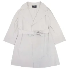 美品 LANVIN COLLECTION ランバンコレクション スプリングコート ジャケット ライトアウター 羽織り ベージュ レディース 古着 中古 USEDのサムネイル