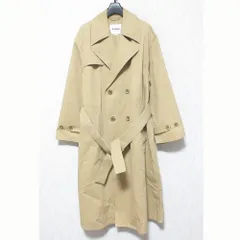 良品 Barbour バブアー コットンナイロン トレンチコート 2101016 サイズ10 ベージュ レディース 古着 中古 USEDのサムネイル