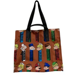 良品 ear PAPILLONNER イアパピヨネ PEZ ペッツ コラボ 2WAY トートバッグ ブラウン レディース 古着 中古 USEDのサムネイル