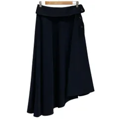 未使用 23AW THE RERACS ザリラクス Edition MARINE WAIST FLAP ASYMMETRY SKIRT スカート 23FW-RESK-157L サイズ38 ネイビー レディース 古着 中古 USEDのサムネイル