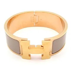 HERMES(エルメス) バングル クリック・クラックH ピンクゴールド×グレージュのサムネイル