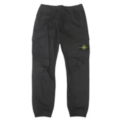 良品 STONE ISLAND ストーンアイランド 20aw コンパスバッジ ガーメントダイ カーゴ パンツ イージー ロゴ W33 黒 ブラック メンズ 古着 中古 USEDのサムネイル