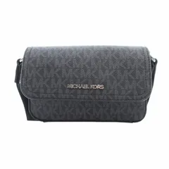 マイケルコース MICHAEL KORS ポシェット ショルダーバッグ ロゴ 総柄 PVCレザー 黒 ブラック /KW ■GY18のサムネイル